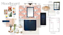 design your dream bathroom with mood board and layout