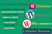 create professional wordpress website and responsive design using elementor pro