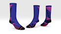 make a professional basketball and running sock design