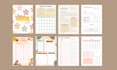 create etsy kdp printable journal, planner, tracker, diary covers and pages