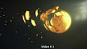 make football and soccer logo reveal video