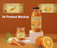 create 3d product mockup image with fast delivery