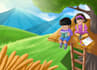 make a children book cover illustration