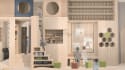 render the interior design