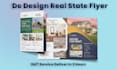 design advertising flyer, real estate, restaurant food flyer