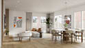 provide photorealistic interior design and 3d rendering for any room