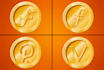 do any 3d gold coin token bitcoin crypto design