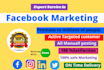 run facebook ads campaign and promote