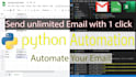 automate your email from csv, xlsx using python