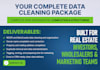clean your data in reisift and batchleads