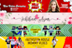 design social media banner, logo for youtube, facebook
