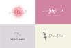 design feminine, floral or handwritten logo