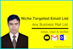 provide you niche targeted mail list