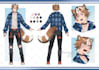 create a reference sheet of your character