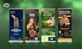 do roll up banner design and retractable banner in 24 hrs