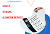 professionally write your CV, resume, cover letter