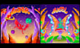 create trippy psychedelic illustration for album cover