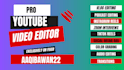 do professional video editing for youtube