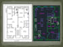 design 2d cad home plan sketch