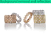 do jewelry retouch with color correction