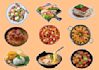 draw food and drink vector illustrations from photos