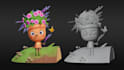 modelling 3d stylized character from blender