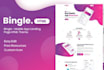 design professional and responsive landing page