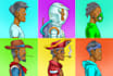 draw cool nft traits and character