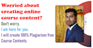 create online course content and ebook for your elearning website