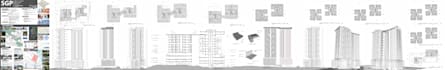design your architecture presentation board and panels