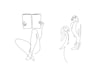 draw clean continuous line art animations