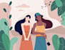 draw simple flat illustration