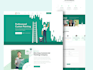 design landing page and website design in figma