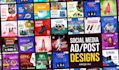 make stunning and creative ad image, posts