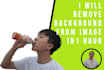 remove background photo and object