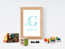 design a beautiful printable baby name poster