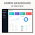 build a complete net core web application and admin dashboard with sql server