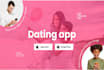 develop dating app, chat app, social app like tinder app