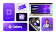 do modern minimalist tech startup crypto security app  technology logo design