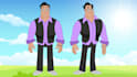 create 2d character design for animation