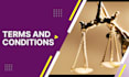 draft terms and conditions, privacy policies