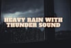 create rain video with natural sound in a cozy room