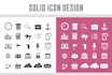 design custom icon design set