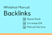 create high authority backlinks to boost SEO