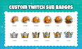 create custom twitch sub badges for your channel