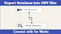 create ssis package and sql query