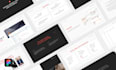create a business presentation design in figma
