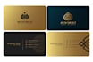 do a minimalist luxury logo and business card