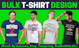 create unique and trendy custom t shirt design
