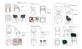 draw furniture 2d design and drawing
